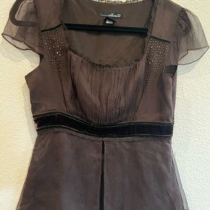 Silk willi smith blouse